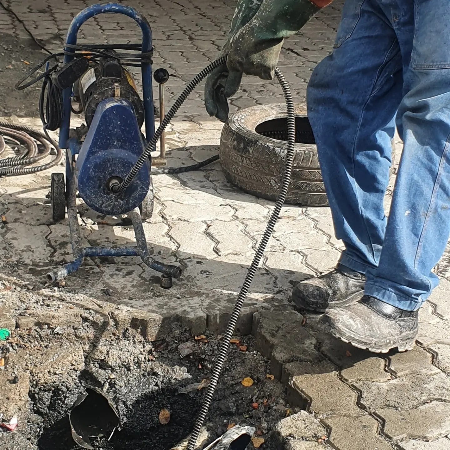Rede pluvial funcionando perfeitamente